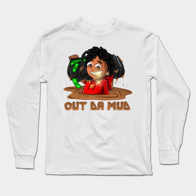 Out da mud Long Sleeve T-Shirt by Floridart